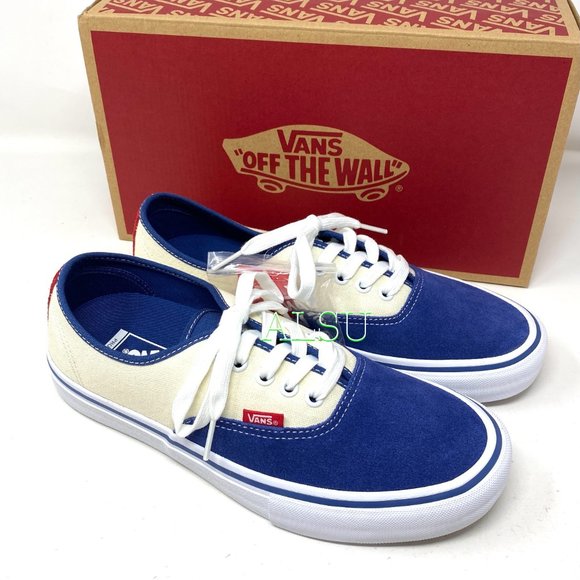 VANS Authentic Pro Low Top Stv Navy Canvas Casual Sneakers Mens Size VN0A34790QF - Picture 9 of 11